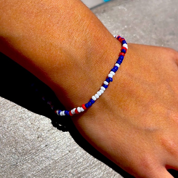 Fourth of July bead bracelet🇺🇸 - Picture 1 of 4